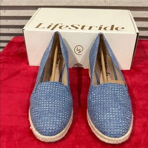 Life Stride Women's Blue Espadrilles